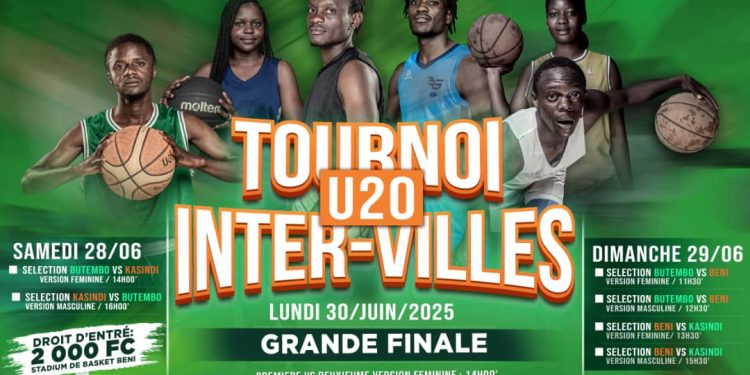 Basketball/Nord-Kivu :Le Tournoi U20 Inter-Villes s’annonce bouillant à Beni!